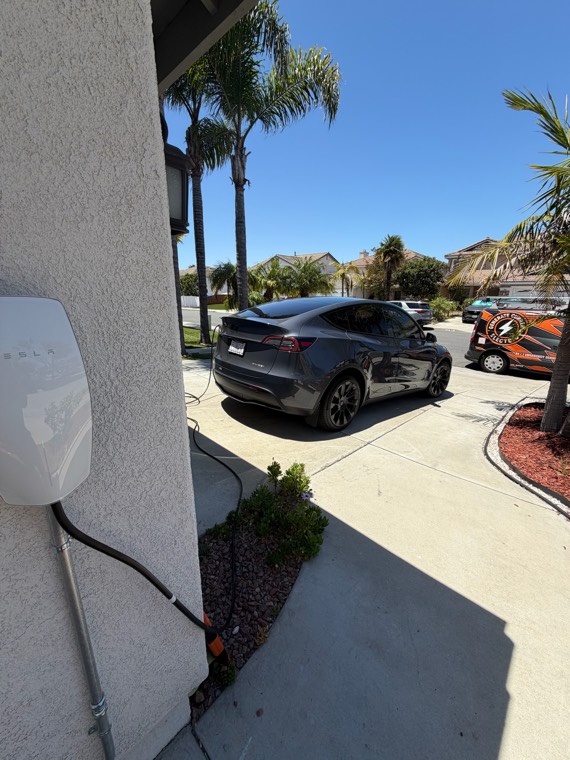 Driveway charger, new construction