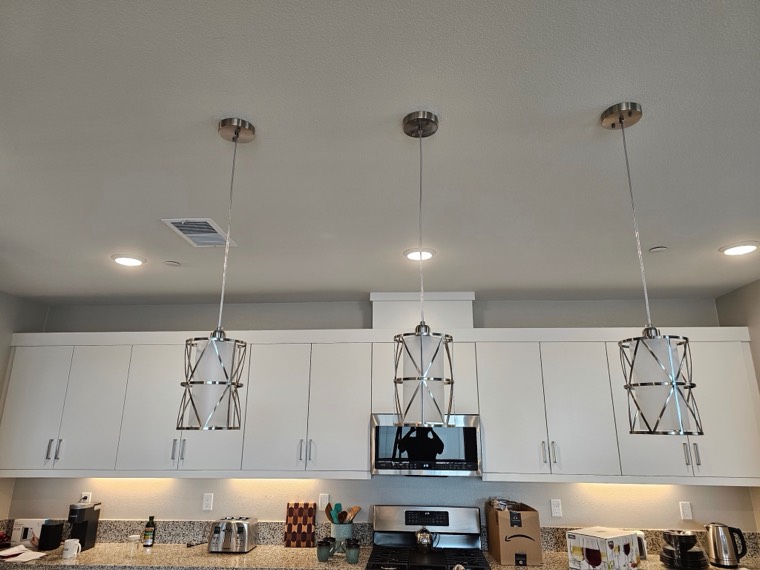 Kitchen pendant lighting